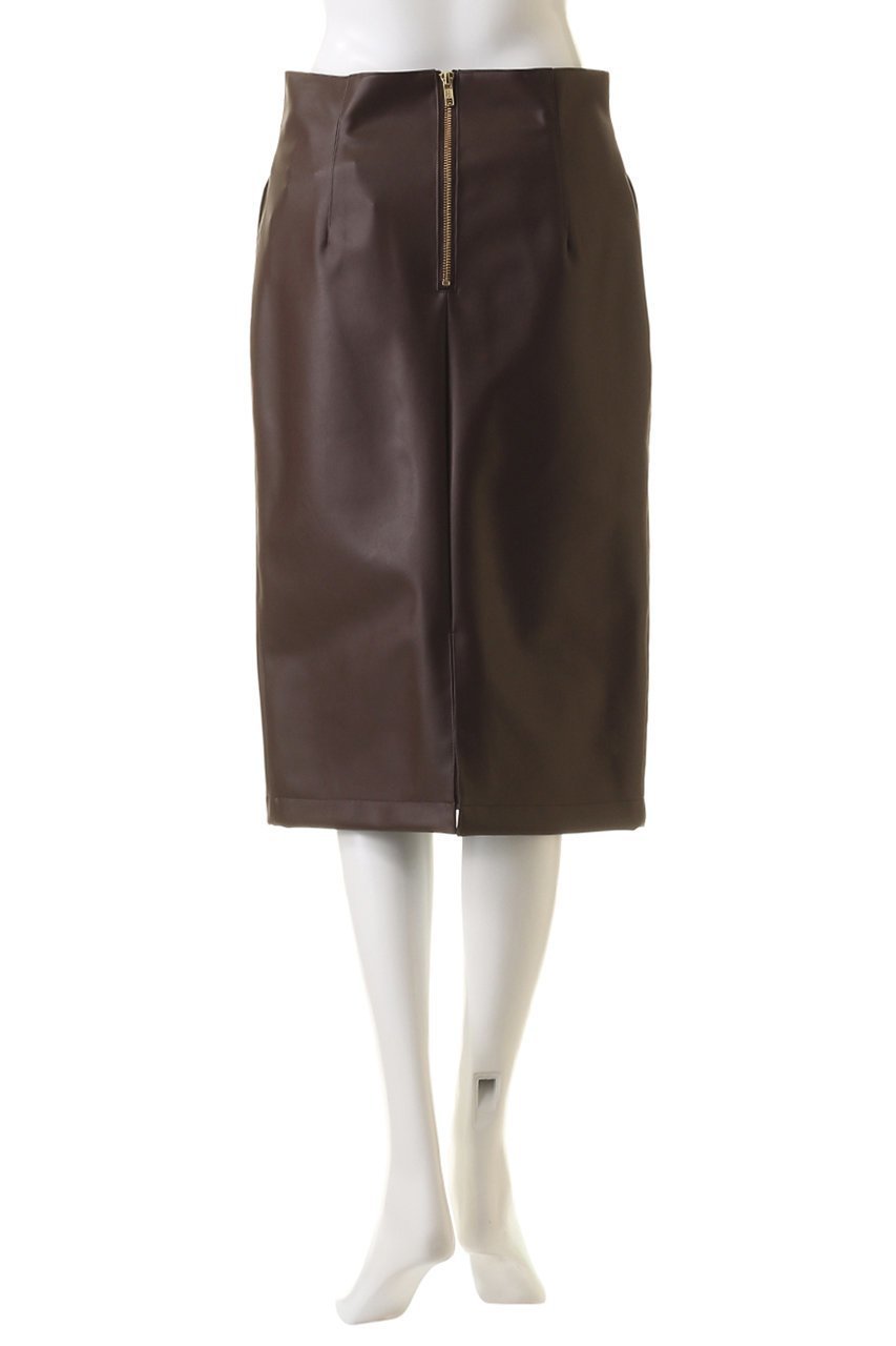 【ジェイドット/j.】のフェイクレザーナロースカート 人気、トレンドファッション・服の通販 founy(ファニー) 　ファッション　Fashion　レディースファッション　Fashion for Women　スカート　Skirts　なめらか　Smooth, Silky Texture　フェイクレザー　Faux Leather, PU Leather　フレア　Flare, Flared　リアル　Real, Realistic　エレガント 上品　Elegant　other-4|ID: prp329100004815971 ipo3291000000034980875