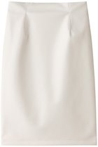 【ジェイドット/j.】のフェイクレザーナロースカート ホワイト|ID: prp329100004815971 ipo3291000000035906281