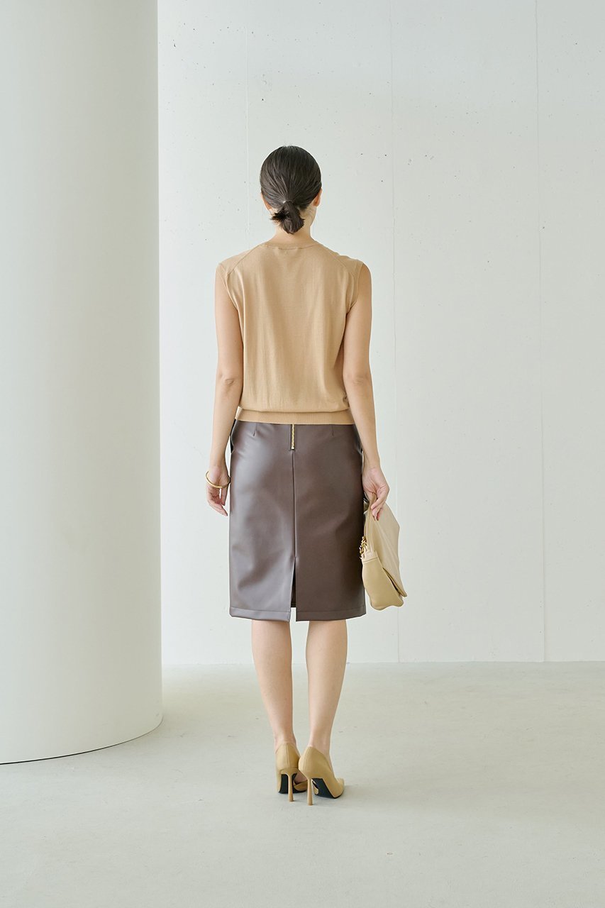 【ジェイドット/j.】のフェイクレザーナロースカート 人気、トレンドファッション・服の通販 founy(ファニー) ファッション Fashion レディースファッション Fashion for Women スカート Skirts なめらか Smooth, Silky Texture フェイクレザー Faux Leather, PU Leather フレア Flare, Flared リアル Real, Realistic エレガント 上品 Elegant other-8|ID: prp329100004815971 ipo3291000000035906289