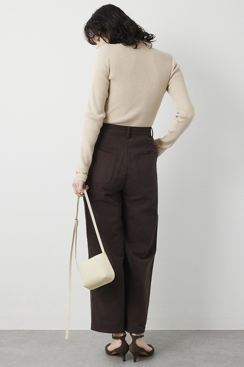 【ウィムガゼット/Whim Gazette】の【THE PAUSE】コットンツイルベイカーパンツ 人気、トレンドファッション・服の通販 founy(ファニー) 　ファッション　Fashion　レディースファッション　Fashion for Women　パンツ　Pants & Trousers　2026年　2026　おすすめ　Recommended / Our Picks　ストレート　Straight, Straight Cut　セットアップ　Set-Up, Coordinated Outfit　デニム　Denim, Jeans Material　パッチ　Patch, Appliqué　フロント　Front, Front Design　ポケット　Pocket, Pocket Detail　夏　Summer　春　Spring　S/S・春夏　SS, Spring/Summer, Warm Season　other-4|ID: prp329100004815973 ipo3291000000034980993