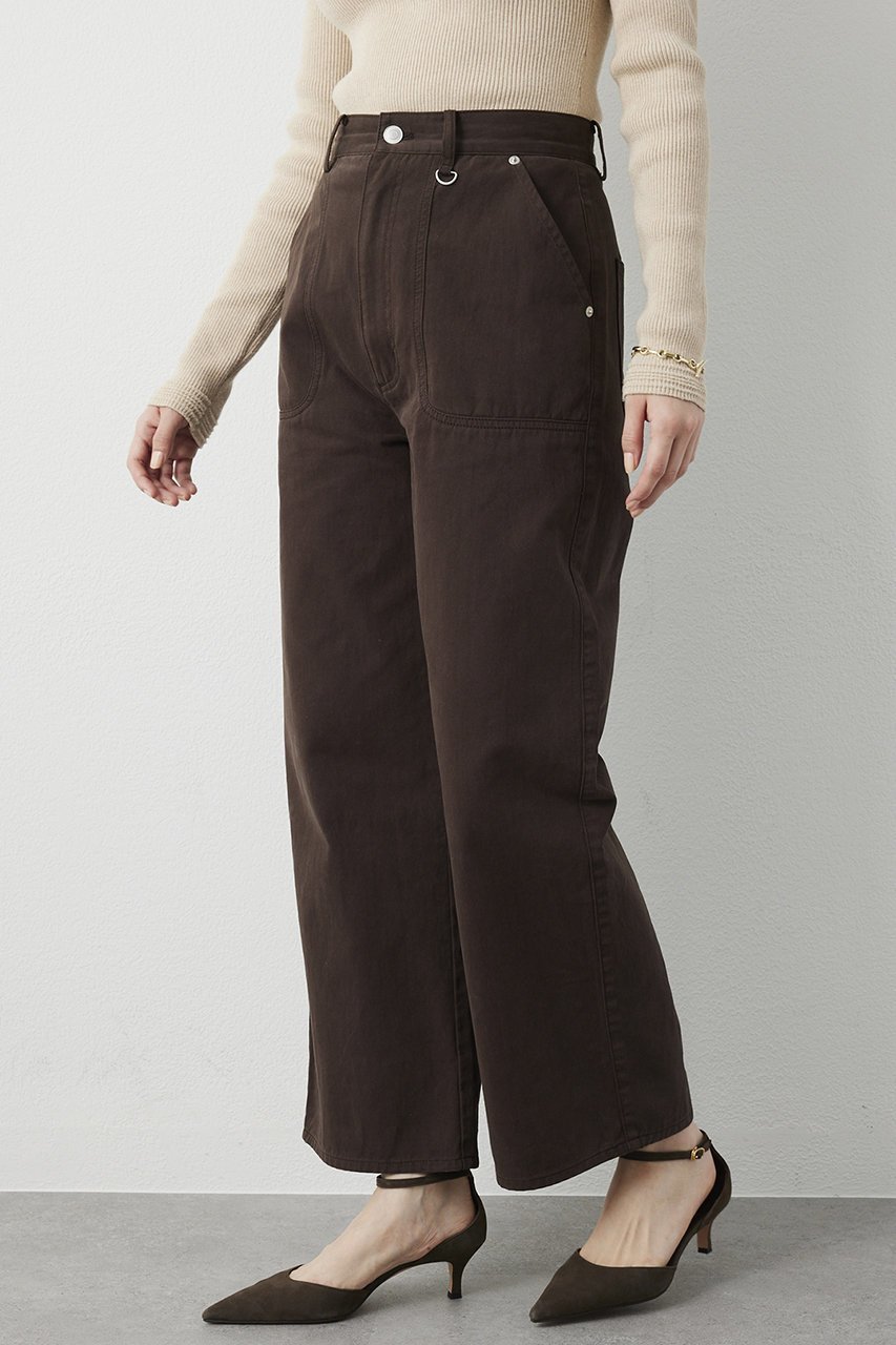 【ウィムガゼット/Whim Gazette】の【THE PAUSE】コットンツイルベイカーパンツ 人気、トレンドファッション・服の通販 founy(ファニー) 　ファッション　Fashion　レディースファッション　Fashion for Women　パンツ　Pants & Trousers　2026年　2026　おすすめ　Recommended / Our Picks　ストレート　Straight, Straight Cut　セットアップ　Set-Up, Coordinated Outfit　デニム　Denim, Jeans Material　パッチ　Patch, Appliqué　フロント　Front, Front Design　ポケット　Pocket, Pocket Detail　夏　Summer　春　Spring　S/S・春夏　SS, Spring/Summer, Warm Season　other-5|ID: prp329100004815973 ipo3291000000034980994