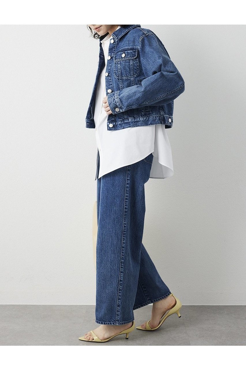 【ウィムガゼット/Whim Gazette】の【THE PAUSE】デニムベイカーパンツ 人気、トレンドファッション・服の通販 founy(ファニー) 　ファッション　Fashion　レディースファッション　Fashion for Women　パンツ　Pants & Trousers　デニムパンツ・ジーンズ・美脚デニム　Denim Jeans & Pants　2026年　2026　おすすめ　Recommended / Our Picks　ジャケット　Jacket, Outerwear　ストレート　Straight, Straight Cut　セットアップ　Set-Up, Coordinated Outfit　デニム　Denim, Jeans Material　パッチ　Patch, Appliqué　フロント　Front, Front Design　ポケット　Pocket, Pocket Detail　夏　Summer　春　Spring　S/S・春夏　SS, Spring/Summer, Warm Season　other-3|ID: prp329100004815974 ipo3291000000034981001