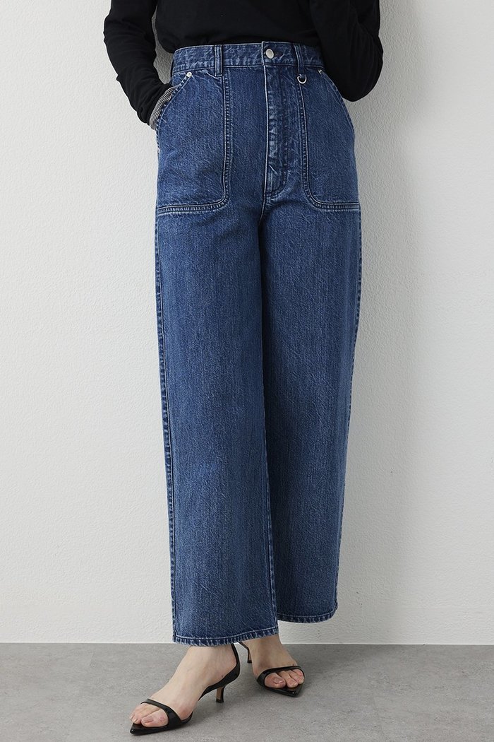 【ウィムガゼット/Whim Gazette】の【THE PAUSE】デニムベイカーパンツ インテリア・キッズ・メンズ・レディースファッション・服の通販 founy(ファニー) https://founy.com/ ファッション Fashion レディースファッション Fashion for Women パンツ Pants & Trousers デニムパンツ・ジーンズ・美脚デニム Denim Jeans & Pants 2026年 2026 おすすめ Recommended / Our Picks ジャケット Jacket, Outerwear ストレート Straight, Straight Cut セットアップ Set-Up, Coordinated Outfit デニム Denim, Jeans Material パッチ Patch, Appliqué フロント Front, Front Design ポケット Pocket, Pocket Detail 再入荷 Restock / Back in Stock 夏 Summer 春 Spring S/S・春夏 SS, Spring/Summer, Warm Season |ID: prp329100004815974 ipo3291000000036138868