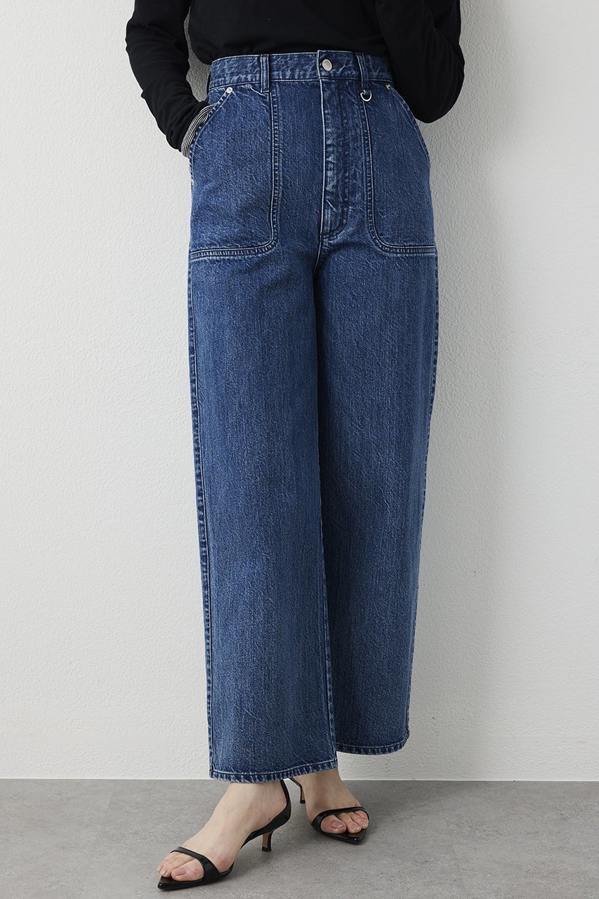 【ウィムガゼット/Whim Gazette】の【THE PAUSE】デニムベイカーパンツ 人気、トレンドファッション・服の通販 founy(ファニー) ファッション Fashion レディースファッション Fashion for Women パンツ Pants & Trousers デニムパンツ・ジーンズ・美脚デニム Denim Jeans & Pants おすすめ Recommended / Our Picks ジャケット Jacket, Outerwear ストレート Straight, Straight Cut セットアップ Set-Up, Coordinated Outfit デニム Denim, Jeans Material パッチ Patch, Appliqué フロント Front, Front Design ポケット Pocket, Pocket Detail other-1|ID: prp329100004815974 ipo3291000000036138868