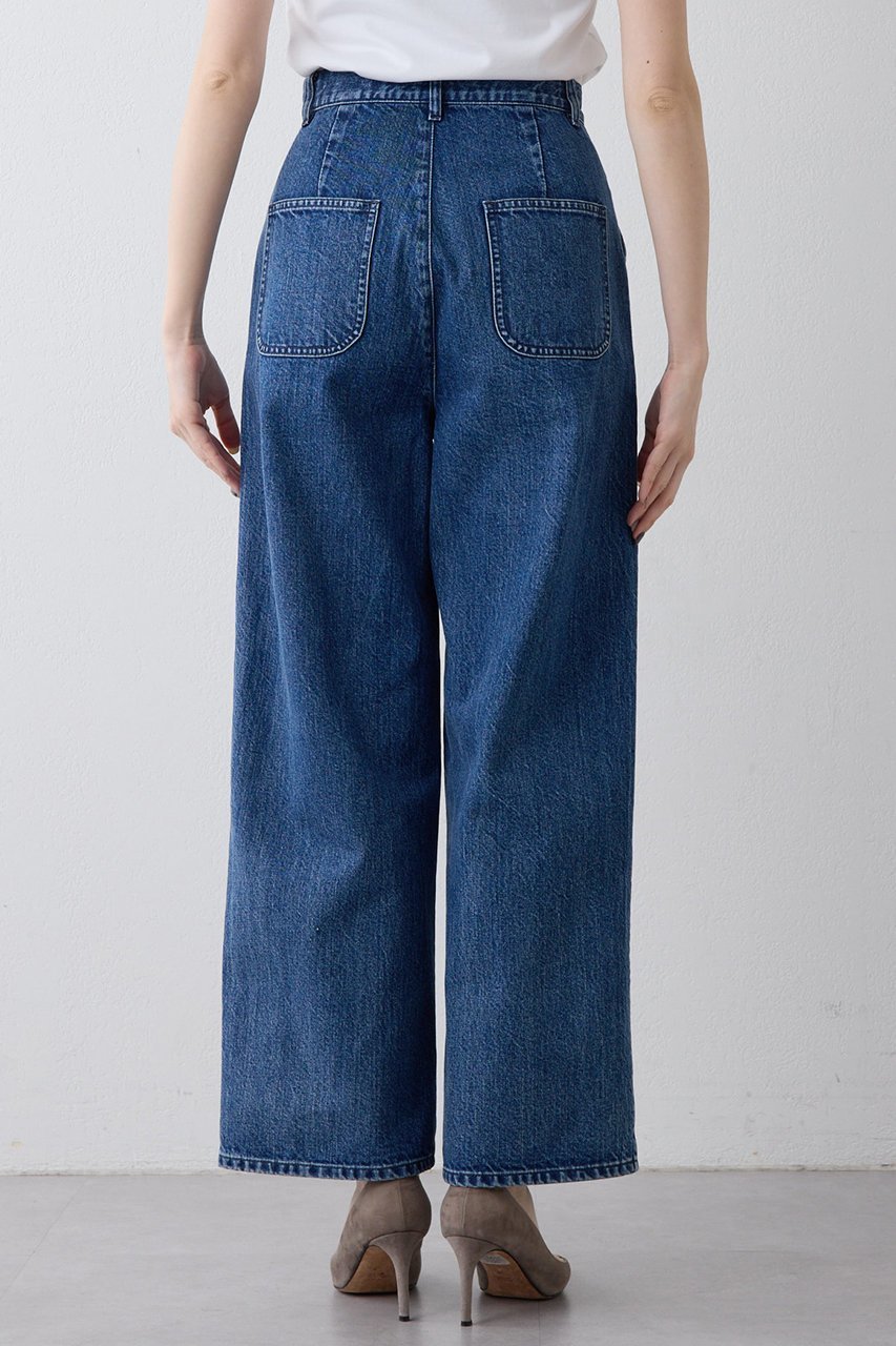 【ウィムガゼット/Whim Gazette】の【THE PAUSE】デニムベイカーパンツ 人気、トレンドファッション・服の通販 founy(ファニー) ファッション Fashion レディースファッション Fashion for Women パンツ Pants & Trousers デニムパンツ・ジーンズ・美脚デニム Denim Jeans & Pants おすすめ Recommended / Our Picks ジャケット Jacket, Outerwear ストレート Straight, Straight Cut セットアップ Set-Up, Coordinated Outfit デニム Denim, Jeans Material パッチ Patch, Appliqué フロント Front, Front Design ポケット Pocket, Pocket Detail other-8|ID: prp329100004815974 ipo3291000000036138876