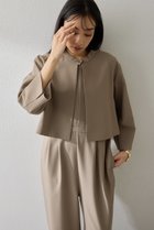 【ウィムガゼット/Whim Gazette】の【THE PAUSE】ジャケットセットオールインワン モカ|ID: prp329100004815976 ipo3291000000034981019