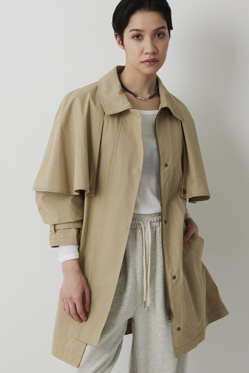 【ウィムガゼット/Whim Gazette】の【THE PAUSE】ケープコート 人気、トレンドファッション・服の通販 founy(ファニー) 　ファッション　Fashion　レディースファッション　Fashion for Women　アウター　Coat / Outerwear Collection　コート・ロングコート・ピーコート　Long Coats, Peacoats & More　2026年　2026　ショート　Short, Short Length　スタイリッシュ　Stylish, Fashionable　ピーチ　Peach, Soft Touch　フレア　Flare, Flared　ミドル　Middle Length, Mid Height　ヴィンテージ　Vintage Style　エレガント 上品　Elegant　夏　Summer　春　Spring　S/S・春夏　SS, Spring/Summer, Warm Season　 other-1|ID: prp329100004815977 ipo3291000000034981026