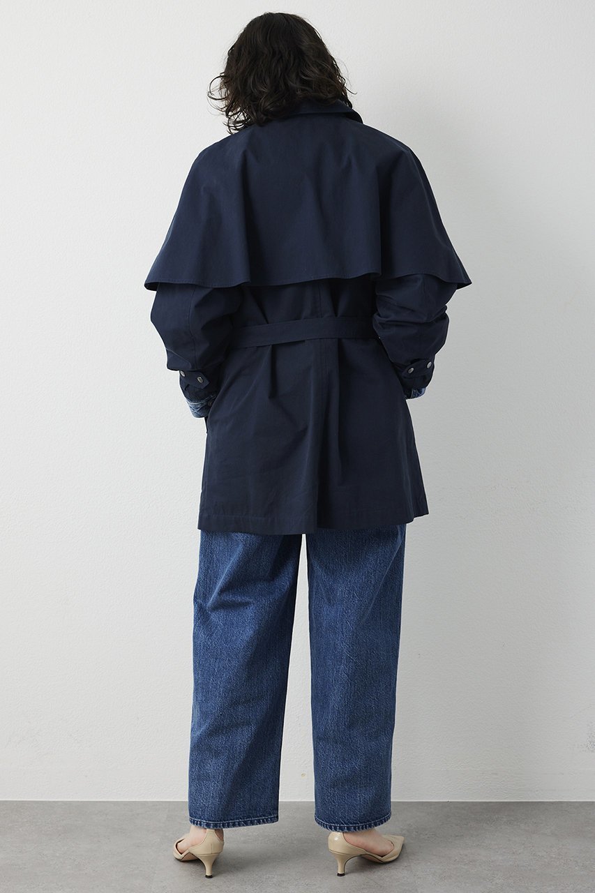 【ウィムガゼット/Whim Gazette】の【THE PAUSE】ケープコート 人気、トレンドファッション・服の通販 founy(ファニー) 　ファッション　Fashion　レディースファッション　Fashion for Women　アウター　Coat / Outerwear Collection　コート・ロングコート・ピーコート　Long Coats, Peacoats & More　2026年　2026　ショート　Short, Short Length　スタイリッシュ　Stylish, Fashionable　ピーチ　Peach, Soft Touch　フレア　Flare, Flared　ミドル　Middle Length, Mid Height　ヴィンテージ　Vintage Style　エレガント 上品　Elegant　夏　Summer　春　Spring　S/S・春夏　SS, Spring/Summer, Warm Season　other-6|ID: prp329100004815977 ipo3291000000035495378