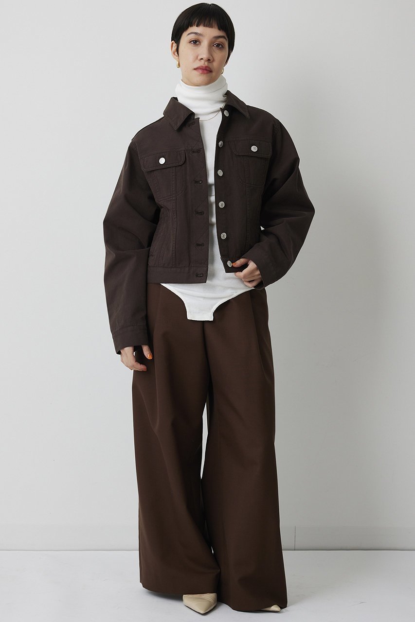 【ウィムガゼット/Whim Gazette】の【THE PAUSE】コットンツイルジャケット 人気、トレンドファッション・服の通販 founy(ファニー) 　ファッション　Fashion　レディースファッション　Fashion for Women　アウター　Coat / Outerwear Collection　レディースジャケット・軽アウター　Jackets　2026年　2026　おすすめ　Recommended / Our Picks　インナー　Innerwear　コンパクト　Compact, Small Size　ショート　Short, Short Length　ジャケット　Jacket, Outerwear　セットアップ　Set-Up, Coordinated Outfit　デニム　Denim, Jeans Material　夏　Summer　春　Spring　S/S・春夏　SS, Spring/Summer, Warm Season　other-4|ID: prp329100004815978 ipo3291000000034981039