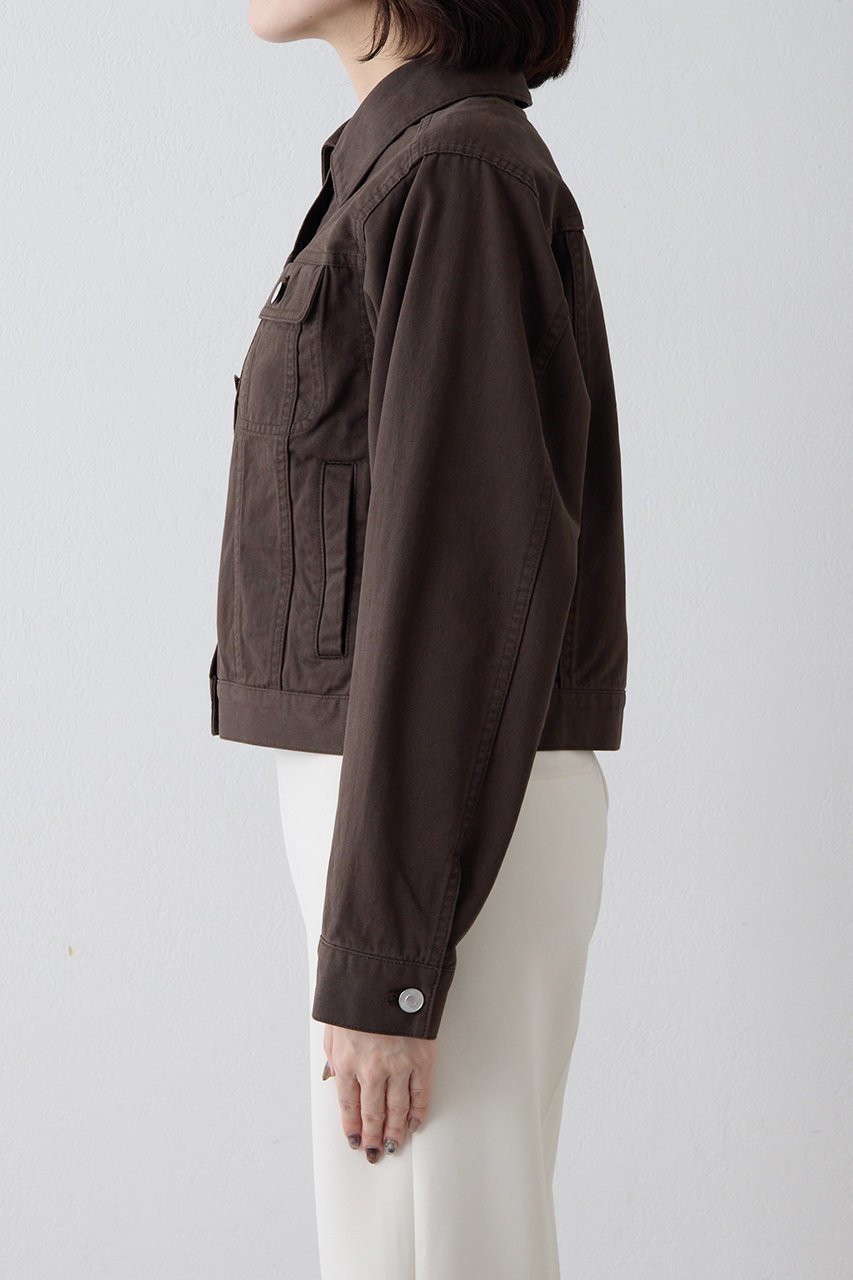 【ウィムガゼット/Whim Gazette】の【THE PAUSE】コットンツイルジャケット 人気、トレンドファッション・服の通販 founy(ファニー) 　ファッション　Fashion　レディースファッション　Fashion for Women　アウター　Coat / Outerwear Collection　レディースジャケット・軽アウター　Jackets　2026年　2026　おすすめ　Recommended / Our Picks　インナー　Innerwear　コンパクト　Compact, Small Size　ショート　Short, Short Length　ジャケット　Jacket, Outerwear　セットアップ　Set-Up, Coordinated Outfit　デニム　Denim, Jeans Material　夏　Summer　春　Spring　S/S・春夏　SS, Spring/Summer, Warm Season　other-7|ID: prp329100004815978 ipo3291000000034981042