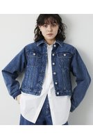 【ウィムガゼット/Whim Gazette】の【THE PAUSE】デニムジャケット 人気、トレンドファッション・服の通販 founy(ファニー) ファッション Fashion レディースファッション Fashion for Women アウター Coat / Outerwear Collection レディースジャケット・軽アウター Jackets デニムジャケット / カジュアルアウター Denim Jackets おすすめ Recommended / Our Picks インナー Innerwear コンパクト Compact, Small Size ショート Short, Short Length ジャケット Jacket, Outerwear セットアップ Set-Up, Coordinated Outfit デニム Denim, Jeans Material |ID:prp329100004815979