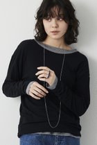 【ウィムガゼット/Whim Gazette】の【THE PAUSE】シアーフライスロンTEE 人気、トレンドファッション・服の通販 founy(ファニー) ファッション Fashion レディースファッション Fashion for Women トップス・カットソー Cut & Sew Tops シャツ・ブラウス・オフィスカジュアル Elegant Blouses & Button-Ups ロングTシャツ・Tシャツ Longline T-Shirts & Tees カットソー・ベーシックTシャツ Cut-and-Sewn Tops / Stretch Tees & Basics 2026年 2026 おすすめ Recommended / Our Picks シアー Sheer, See-Through シンプル Simple, Minimal スタンダード Standard, Basic スリーブ Sleeve, Long Sleeve / Short Sleeve ボーダー Border, Stripe ロング Long, Long-Length エレガント 上品 Elegant 夏 Summer 春 Spring S/S・春夏 SS, Spring/Summer, Warm Season thumbnail ブラック|ID: prp329100004815980 ipo3291000000034981055