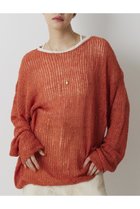【ウィムガゼット/Whim Gazette】の【THE PAUSE】メッシュプルオーバー オレンジ|ID:prp329100004815983