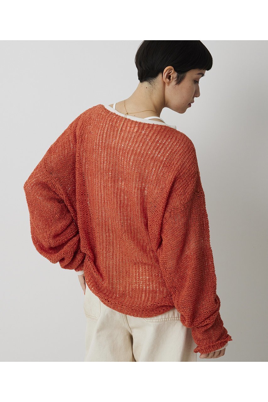 【ウィムガゼット/Whim Gazette】の【THE PAUSE】メッシュプルオーバー 人気、トレンドファッション・服の通販 founy(ファニー) 　ファッション　Fashion　レディースファッション　Fashion for Women　トップス・カットソー　Cut & Sew Tops　ニット　Knit Tops & Sweaters　カジュアルプルオーバー・ニットトップス　Pullovers & Knit Tops / Casual Pullovers　2026年　2026　おすすめ　Recommended / Our Picks　オレンジ　Orange　ボーダー　Border, Stripe　メッシュ　Mesh, Net Fabric　リラックス　Relax, Relaxed Fit　エレガント 上品　Elegant　夏　Summer　春　Spring　S/S・春夏　SS, Spring/Summer, Warm Season　other-3|ID: prp329100004815983 ipo3291000000034981089