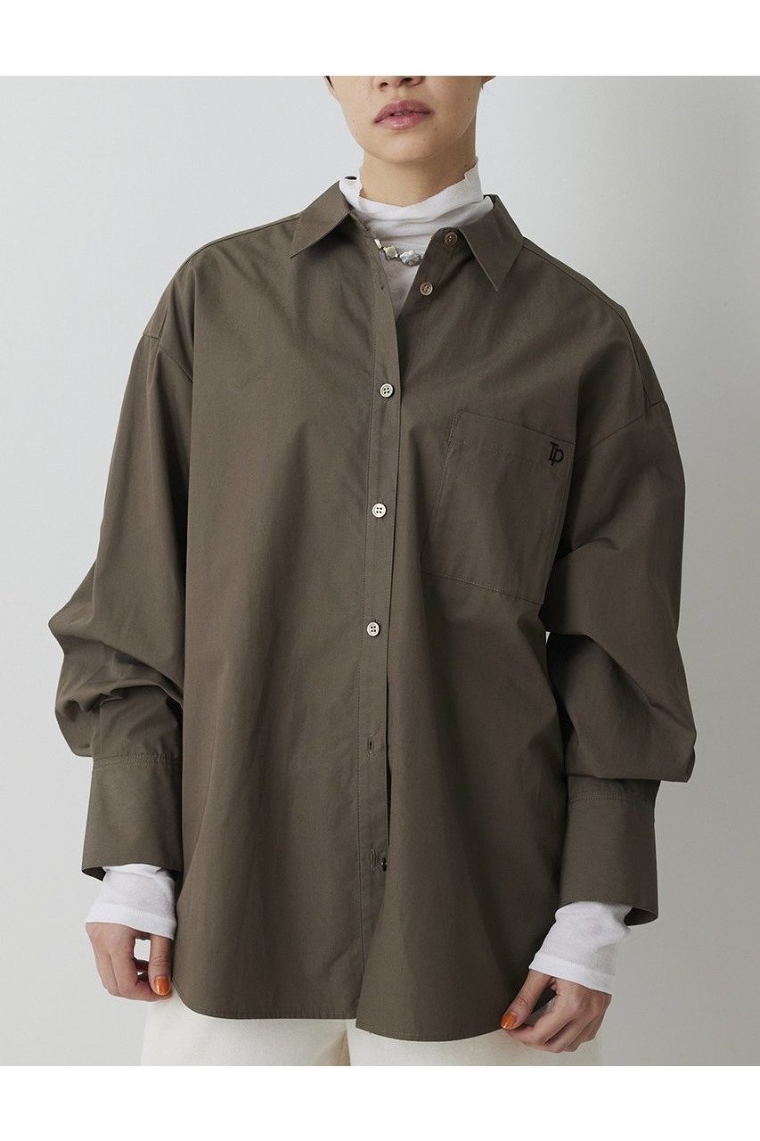 【ウィムガゼット/Whim Gazette】の【THE PAUSE】ポケットシシュウシャツ インテリア・キッズ・メンズ・レディースファッション・服の通販 founy(ファニー) 　ファッション　Fashion　レディースファッション　Fashion for Women　トップス・カットソー　Cut & Sew Tops　シャツ・ブラウス・オフィスカジュアル　Elegant Blouses & Button-Ups　2026年　2026　インド　Indian Textile　スリーブ　Sleeve, Long Sleeve / Short Sleeve　タイプライター　Typewriter Fabric, Crisp Cotton　ポケット　Pocket, Pocket Detail　レギュラー　Regular, Standard Fit　ロング　Long, Long-Length　夏　Summer　春　Spring　S/S・春夏　SS, Spring/Summer, Warm Season　モカ|ID: prp329100004815984 ipo3291000000034981095