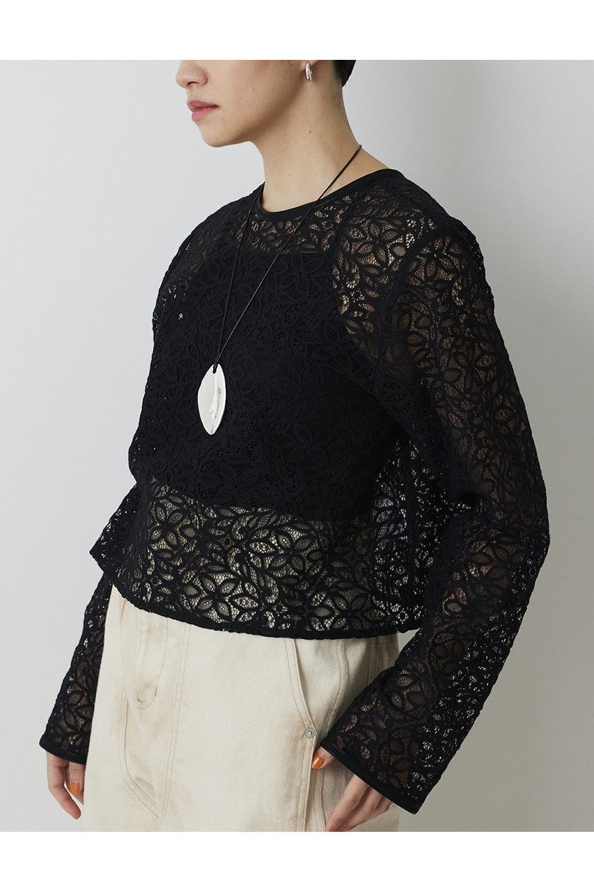 【ウィムガゼット/Whim Gazette】の【THE PAUSE】ボタニカルレースブラウス 人気、トレンドファッション・服の通販 founy(ファニー) 　ファッション　Fashion　レディースファッション　Fashion for Women　トップス・カットソー　Cut & Sew Tops　シャツ・ブラウス・オフィスカジュアル　Elegant Blouses & Button-Ups　2026年　2026　おすすめ　Recommended / Our Picks　スリーブ　Sleeve, Long Sleeve / Short Sleeve　バランス　Balance, Style Balance　ボタニカル　Botanical, Floral Pattern　レース　Lace, Lace Fabric　ロング　Long, Long-Length　エレガント 上品　Elegant　夏　Summer　春　Spring　S/S・春夏　SS, Spring/Summer, Warm Season　other-2|ID: prp329100004815985 ipo3291000000034981105