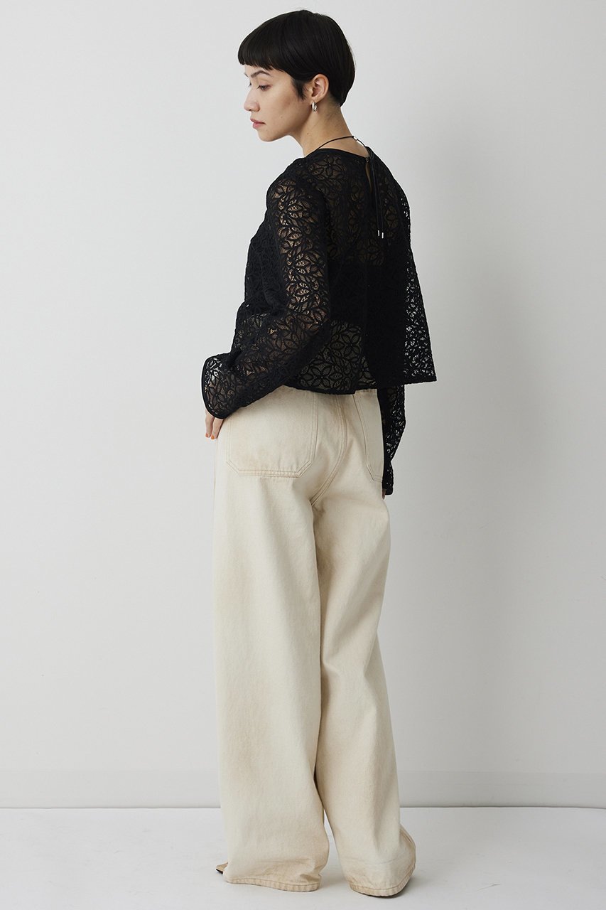 【ウィムガゼット/Whim Gazette】の【THE PAUSE】ボタニカルレースブラウス 人気、トレンドファッション・服の通販 founy(ファニー) 　ファッション　Fashion　レディースファッション　Fashion for Women　トップス・カットソー　Cut & Sew Tops　シャツ・ブラウス・オフィスカジュアル　Elegant Blouses & Button-Ups　2026年　2026　おすすめ　Recommended / Our Picks　スリーブ　Sleeve, Long Sleeve / Short Sleeve　バランス　Balance, Style Balance　ボタニカル　Botanical, Floral Pattern　レース　Lace, Lace Fabric　ロング　Long, Long-Length　エレガント 上品　Elegant　夏　Summer　春　Spring　S/S・春夏　SS, Spring/Summer, Warm Season　other-7|ID: prp329100004815985 ipo3291000000034981110