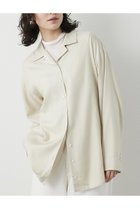 【ウィムガゼット/Whim Gazette】の【THE PAUSE】フィブリルリラックスシャツ ベージュ|ID:prp329100004815986