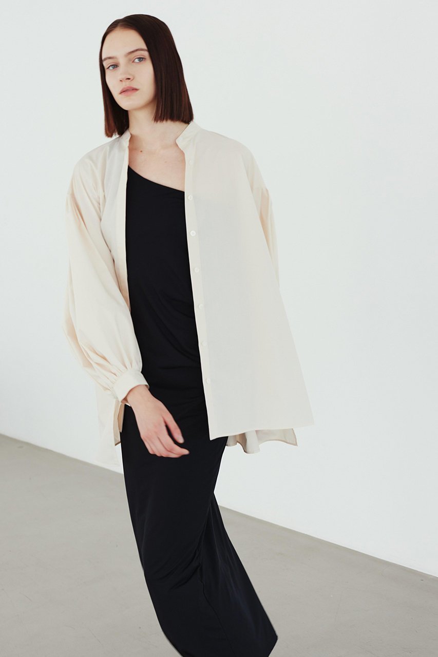 【ル フィル/LE PHIL】の《LE PHIL》カップインナイロンストレッチワンピース 人気、トレンドファッション・服の通販 founy(ファニー) 　ファッション　Fashion　レディースファッション　Fashion for Women　ワンピース　Dresses　チュニック　Tunic Tops & Dresses　カッティング　Cutting Detail　シアー　Sheer, See-Through　スタンダード　Standard, Basic　スポーティ　Sporty, Casual Athletic　チュニック　Tunic, Long Top　ドレープ　Drape, Draping Fabric　フィット　Fit, Slim Fit　ロング　Long, Long-Length　再入荷　Restock / Back in Stock　other-7|ID: prp329100004815990 ipo3291000000034981165