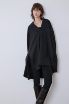 【ル フィル/LE PHIL】の《LE PHIL》ドライウールブラウス 人気、トレンドファッション・服の通販 founy(ファニー) ファッション Fashion レディースファッション Fashion for Women トップス・カットソー Cut & Sew Tops シャツ・ブラウス・オフィスカジュアル Elegant Blouses & Button-Ups ギャザー Gathered, Ruffled スリット Slit, Slit Detail スリーブ Sleeve, Long Sleeve / Short Sleeve ドレス Dress, One-Piece ビッグ Big, Oversized フレア Flare, Flared ロング Long, Long-Length 再入荷 Restock / Back in Stock thumbnail ブラック|ID: prp329100004815991 ipo3291000000034981168