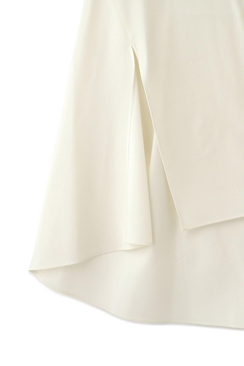 【ル フィル/LE PHIL】の《LE PHIL》ドライウールブラウス 人気、トレンドファッション・服の通販 founy(ファニー) 　ファッション　Fashion　レディースファッション　Fashion for Women　トップス・カットソー　Cut & Sew Tops　シャツ・ブラウス・オフィスカジュアル　Elegant Blouses & Button-Ups　ギャザー　Gathered, Ruffled　スリット　Slit, Slit Detail　スリーブ　Sleeve, Long Sleeve / Short Sleeve　ドレス　Dress, One-Piece　ビッグ　Big, Oversized　フレア　Flare, Flared　ロング　Long, Long-Length　再入荷　Restock / Back in Stock　other-8|ID: prp329100004815991 ipo3291000000034981176