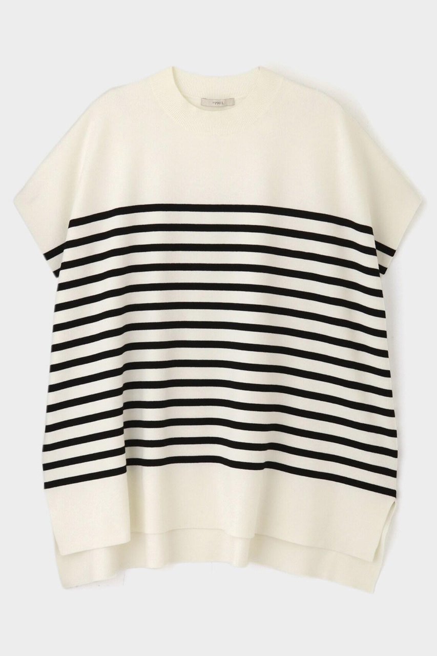 【ル フィル/LE PHIL】の《LE PHIL》ノースリーブニット 人気、トレンドファッション・服の通販 founy(ファニー) 　ファッション　Fashion　レディースファッション　Fashion for Women　トップス・カットソー　Cut & Sew Tops　ニット　Knit Tops & Sweaters　キャミソール&ノースリーブ　Camisoles & Sleeveless Tops　カジュアルプルオーバー・ニットトップス　Pullovers & Knit Tops / Casual Pullovers　シンプル　Simple, Minimal　スタンダード　Standard, Basic　ノースリーブ　Sleeveless, No-Sleeve　ボーダー　Border, Stripe　再入荷　Restock / Back in Stock　other-2|ID: prp329100004815993 ipo3291000000034981188