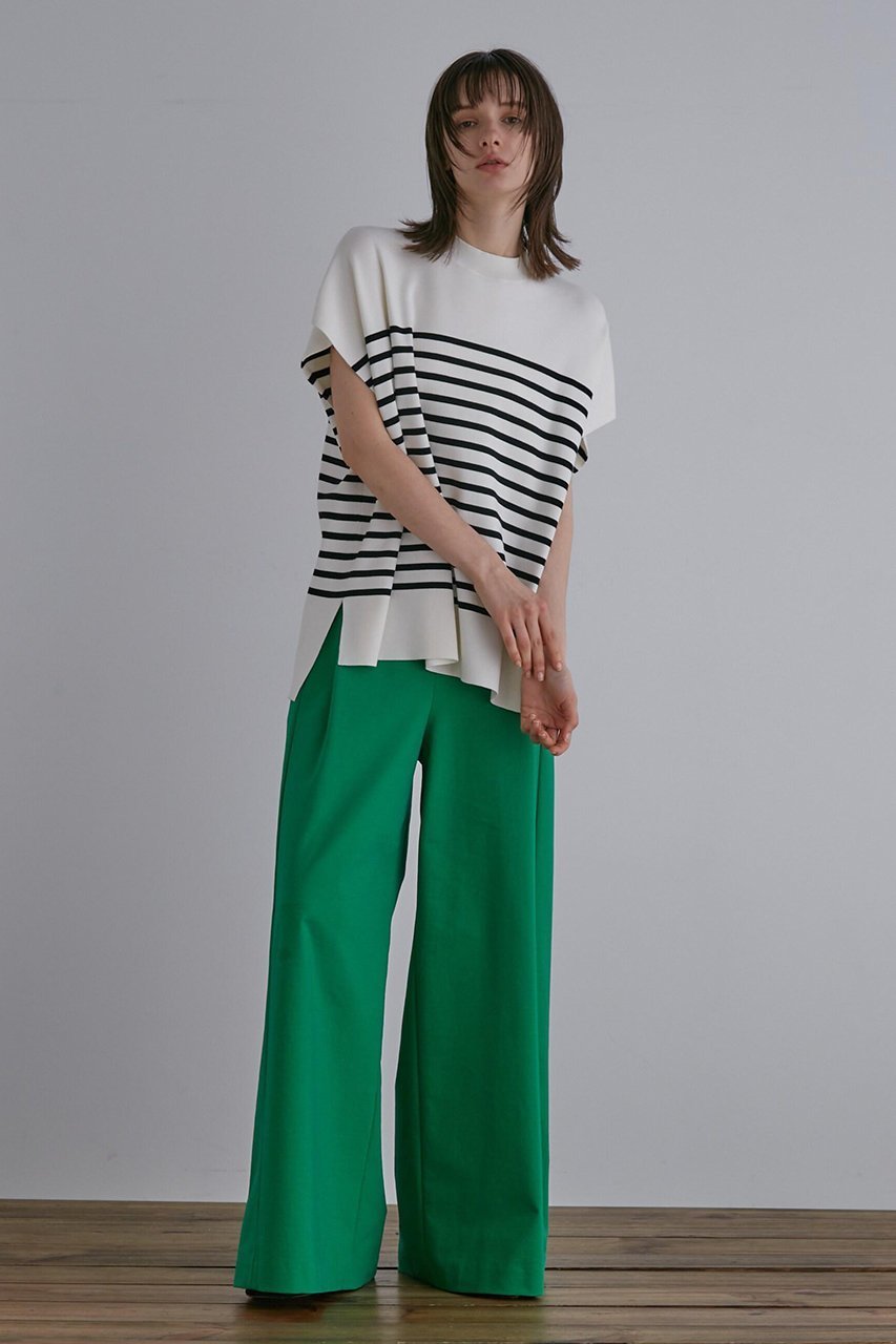 【ル フィル/LE PHIL】の《LE PHIL》ノースリーブニット 人気、トレンドファッション・服の通販 founy(ファニー) 　ファッション　Fashion　レディースファッション　Fashion for Women　トップス・カットソー　Cut & Sew Tops　ニット　Knit Tops & Sweaters　キャミソール&ノースリーブ　Camisoles & Sleeveless Tops　カジュアルプルオーバー・ニットトップス　Pullovers & Knit Tops / Casual Pullovers　シンプル　Simple, Minimal　スタンダード　Standard, Basic　ノースリーブ　Sleeveless, No-Sleeve　ボーダー　Border, Stripe　再入荷　Restock / Back in Stock　other-3|ID: prp329100004815993 ipo3291000000034981189