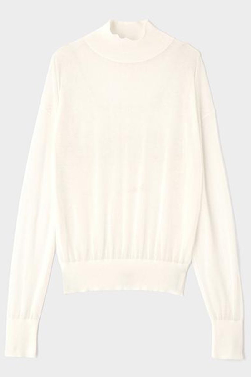 【ル フィル/LE PHIL】のハイネックシアーニット インテリア・キッズ・メンズ・レディースファッション・服の通販 founy(ファニー) 　ファッション　Fashion　レディースファッション　Fashion for Women　トップス・カットソー　Cut & Sew Tops　ニット　Knit Tops & Sweaters　カジュアルプルオーバー・ニットトップス　Pullovers & Knit Tops / Casual Pullovers　インナー　Innerwear　シアー　Sheer, See-Through　シンプル　Simple, Minimal　ハイネック　High Neck, Mock Neck　ベーシック　Basic, Essential　エレガント 上品　Elegant　再入荷　Restock / Back in Stock　ホワイト|ID: prp329100004815996 ipo3291000000034981216
