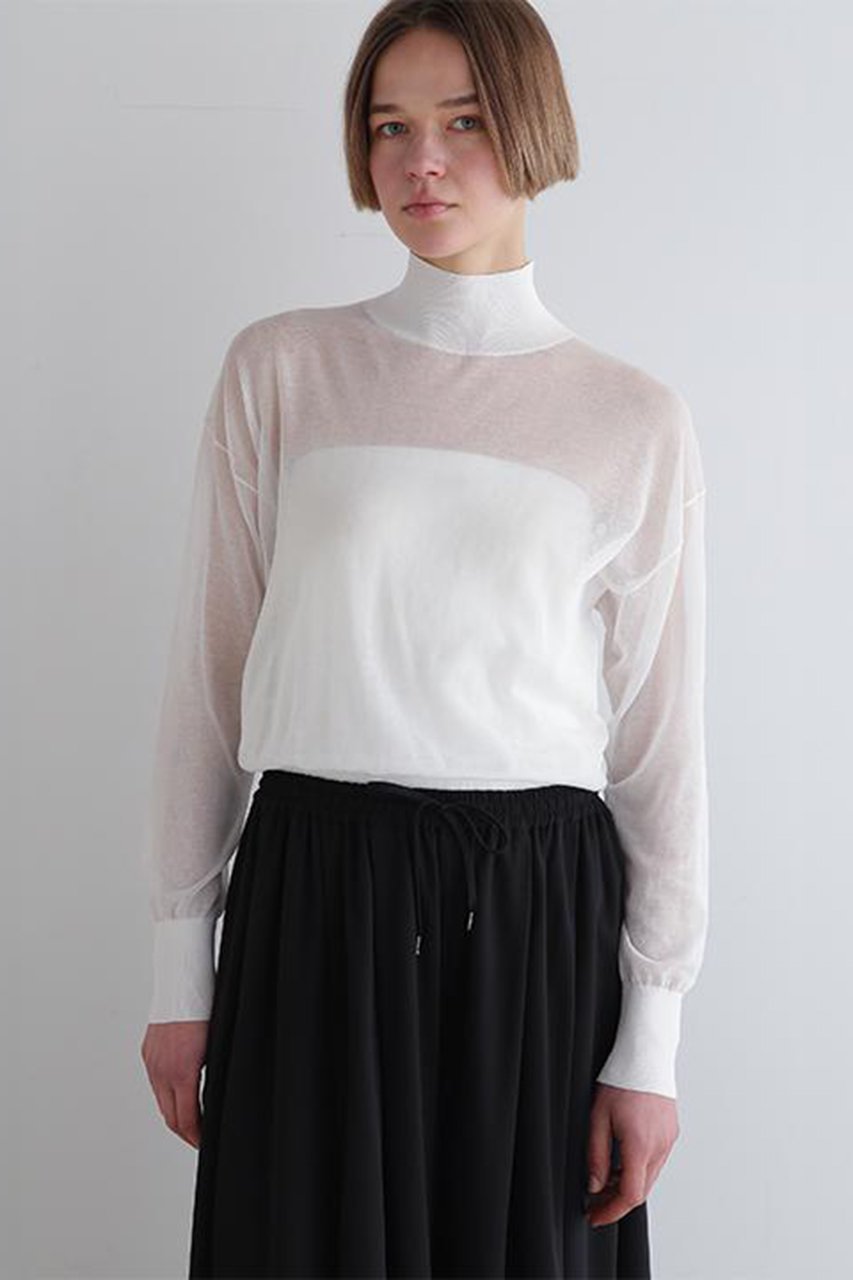 【ル フィル/LE PHIL】のハイネックシアーニット 人気、トレンドファッション・服の通販 founy(ファニー) 　ファッション　Fashion　レディースファッション　Fashion for Women　トップス・カットソー　Cut & Sew Tops　ニット　Knit Tops & Sweaters　カジュアルプルオーバー・ニットトップス　Pullovers & Knit Tops / Casual Pullovers　インナー　Innerwear　シアー　Sheer, See-Through　シンプル　Simple, Minimal　ハイネック　High Neck, Mock Neck　ベーシック　Basic, Essential　エレガント 上品　Elegant　再入荷　Restock / Back in Stock　other-2|ID: prp329100004815996 ipo3291000000034981217
