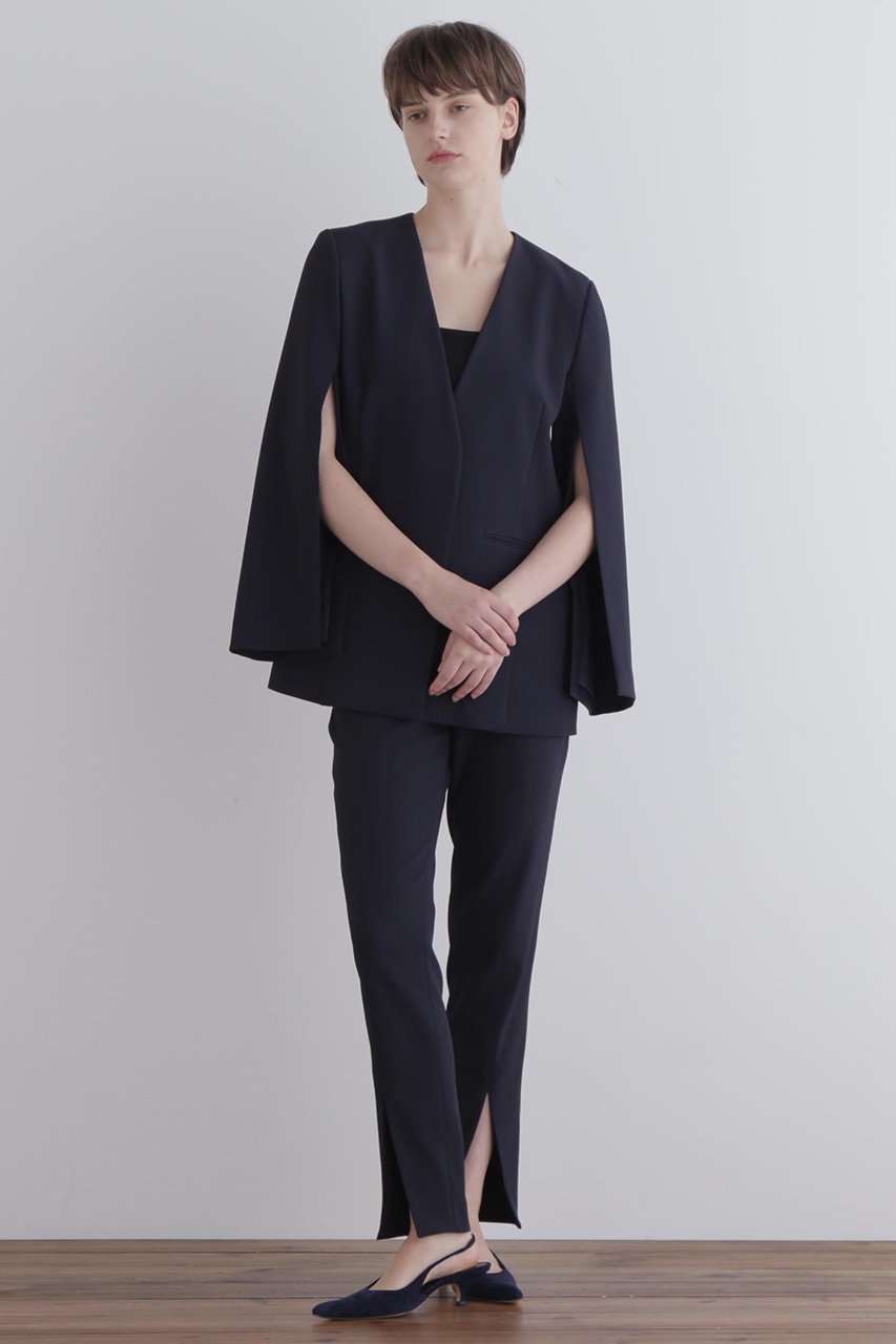 【ル フィル/LE PHIL】の2WAYツイルスリットジャケット 人気、トレンドファッション・服の通販 founy(ファニー) 　ファッション　Fashion　レディースファッション　Fashion for Women　アウター　Coat / Outerwear Collection　レディースジャケット・軽アウター　Jackets　おすすめ　Recommended / Our Picks　ジャケット　Jacket, Outerwear　ストレッチ　Stretch, Stretchy Fabric　スリット　Slit, Slit Detail　スリーブ　Sleeve, Long Sleeve / Short Sleeve　セットアップ　Set-Up, Coordinated Outfit　トレンド　Trend, Trending Now　フロント　Front, Front Design　再入荷　Restock / Back in Stock　定番　Standard, Basic Item　other-3|ID: prp329100004815997 ipo3291000000034981225