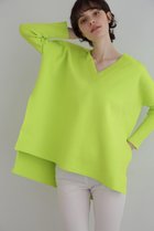 【ル フィル/LE PHIL】の《LE PHIL》ライトドライニット 人気、トレンドファッション・服の通販 founy(ファニー) ファッション Fashion レディースファッション Fashion for Women トップス・カットソー Cut & Sew Tops ニット Knit Tops & Sweaters カジュアルプルオーバー・ニットトップス Pullovers & Knit Tops / Casual Pullovers スタンダード Standard, Basic スリット Slit, Slit Detail 再入荷 Restock / Back in Stock thumbnail イエロー|ID: prp329100004815999 ipo3291000000034981266