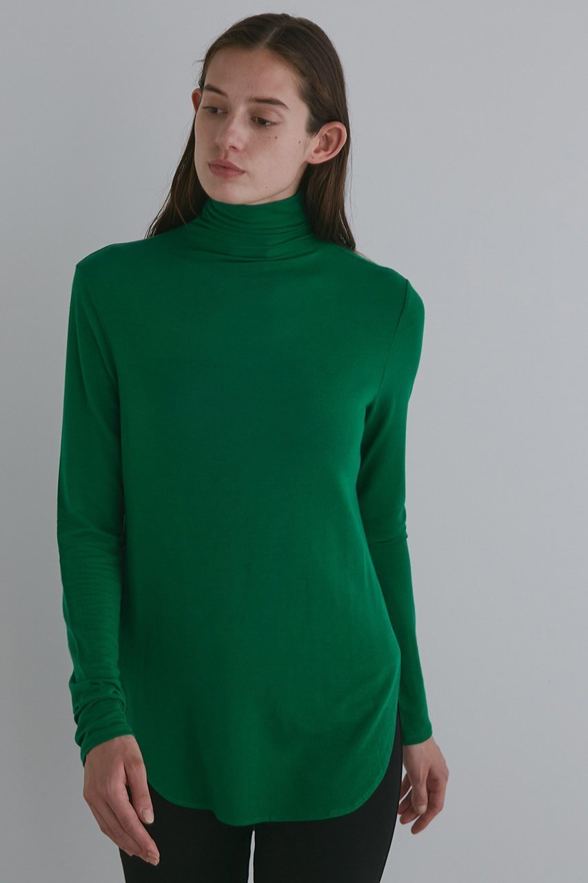 【ル フィル/LE PHIL】のシアージャージー インテリア・キッズ・メンズ・レディースファッション・服の通販 founy(ファニー) ファッション Fashion レディースファッション Fashion for Women トップス・カットソー Cut & Sew Tops シャツ・ブラウス・オフィスカジュアル Elegant Blouses & Button-Ups ロングTシャツ・Tシャツ Longline T-Shirts & Tees カットソー・ベーシックTシャツ Cut-and-Sewn Tops / Stretch Tees & Basics インナー Innerwear シンプル Simple, Minimal スタンダード Standard, Basic スリーブ Sleeve, Long Sleeve / Short Sleeve ロング Long, Long-Length 秋 Autumn グリーン|ID: prp329100004816002 ipo3291000000035853956