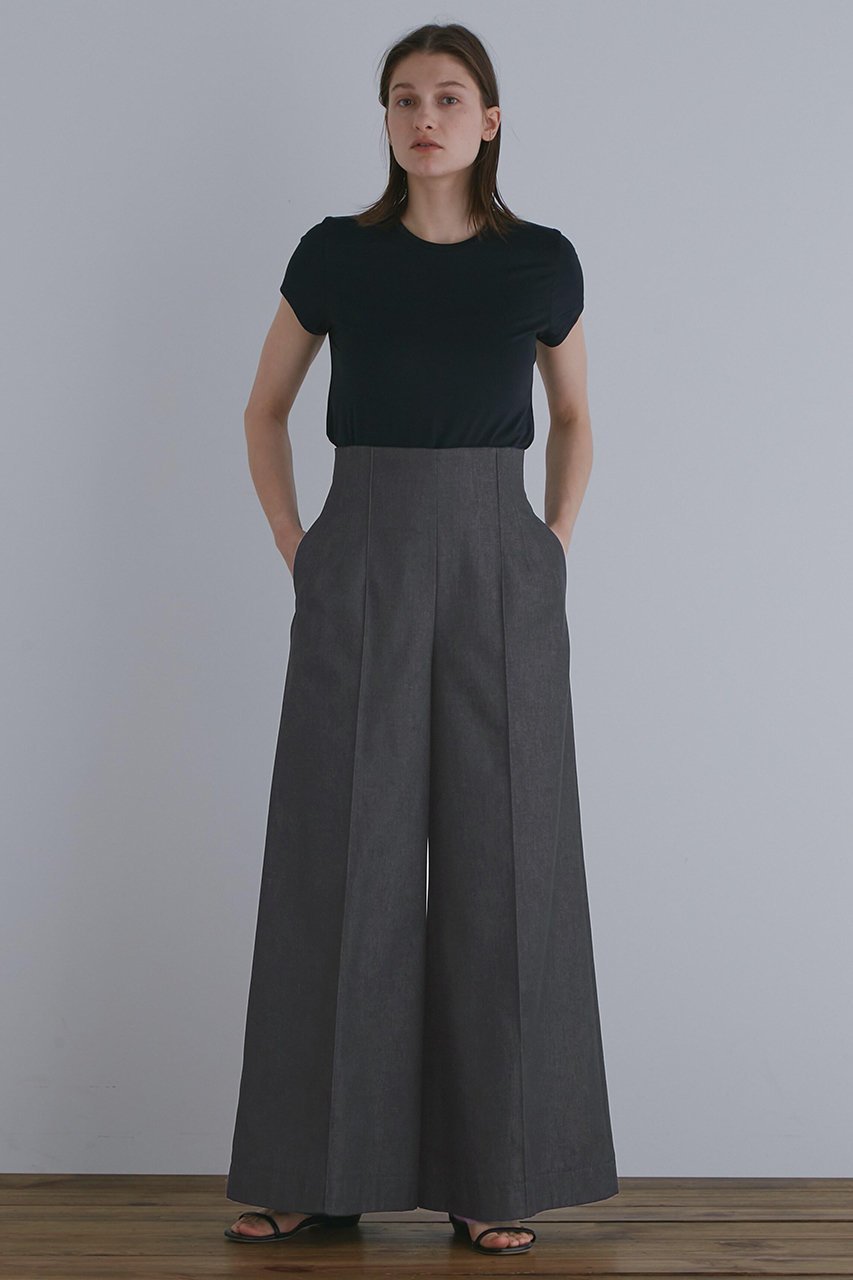 【ル フィル/LE PHIL】の《LE PHIL》クチュールデニムハイウエストパンツ 人気、トレンドファッション・服の通販 founy(ファニー) 　ファッション　Fashion　レディースファッション　Fashion for Women　パンツ　Pants & Trousers　スタンダード　Standard, Basic　フィット　Fit, Slim Fit　再入荷　Restock / Back in Stock　other-3|ID: prp329100004816003 ipo3291000000034981311