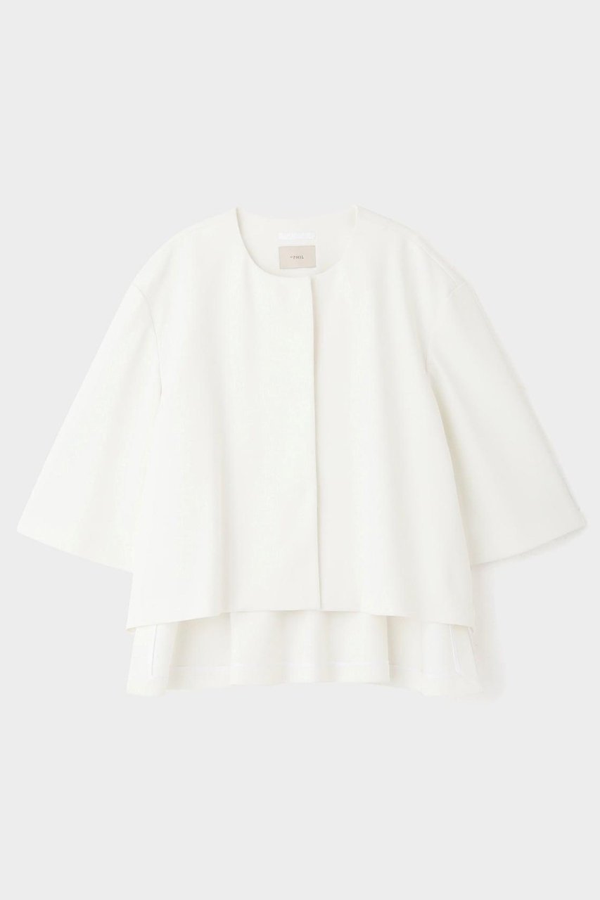 【ル フィル/LE PHIL】の《LE PHIL》2WAYツイルジャケット 人気、トレンドファッション・服の通販 founy(ファニー) 　ファッション　Fashion　レディースファッション　Fashion for Women　アウター　Coat / Outerwear Collection　レディースジャケット・軽アウター　Jackets　おすすめ　Recommended / Our Picks　カーディガン　Cardigan, Knitwear　グログラン　Grosgrain, Grosgrain Ribbon　サテン　Satin, Glossy Fabric　シンプル　Simple, Minimal　ジャケット　Jacket, Outerwear　スタンダード　Standard, Basic　セットアップ　Set-Up, Coordinated Outfit　ツイル　Twist, Twisted Detail　ドレープ　Drape, Draping Fabric　フロント　Front, Front Design　エレガント 上品　Elegant　再入荷　Restock / Back in Stock　other-2|ID: prp329100004816005 ipo3291000000034981332