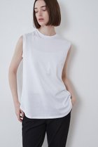 【ル フィル/LE PHIL】のコットンノースリーブカットソー ホワイト|ID: prp329100004816007 ipo3291000000034981350