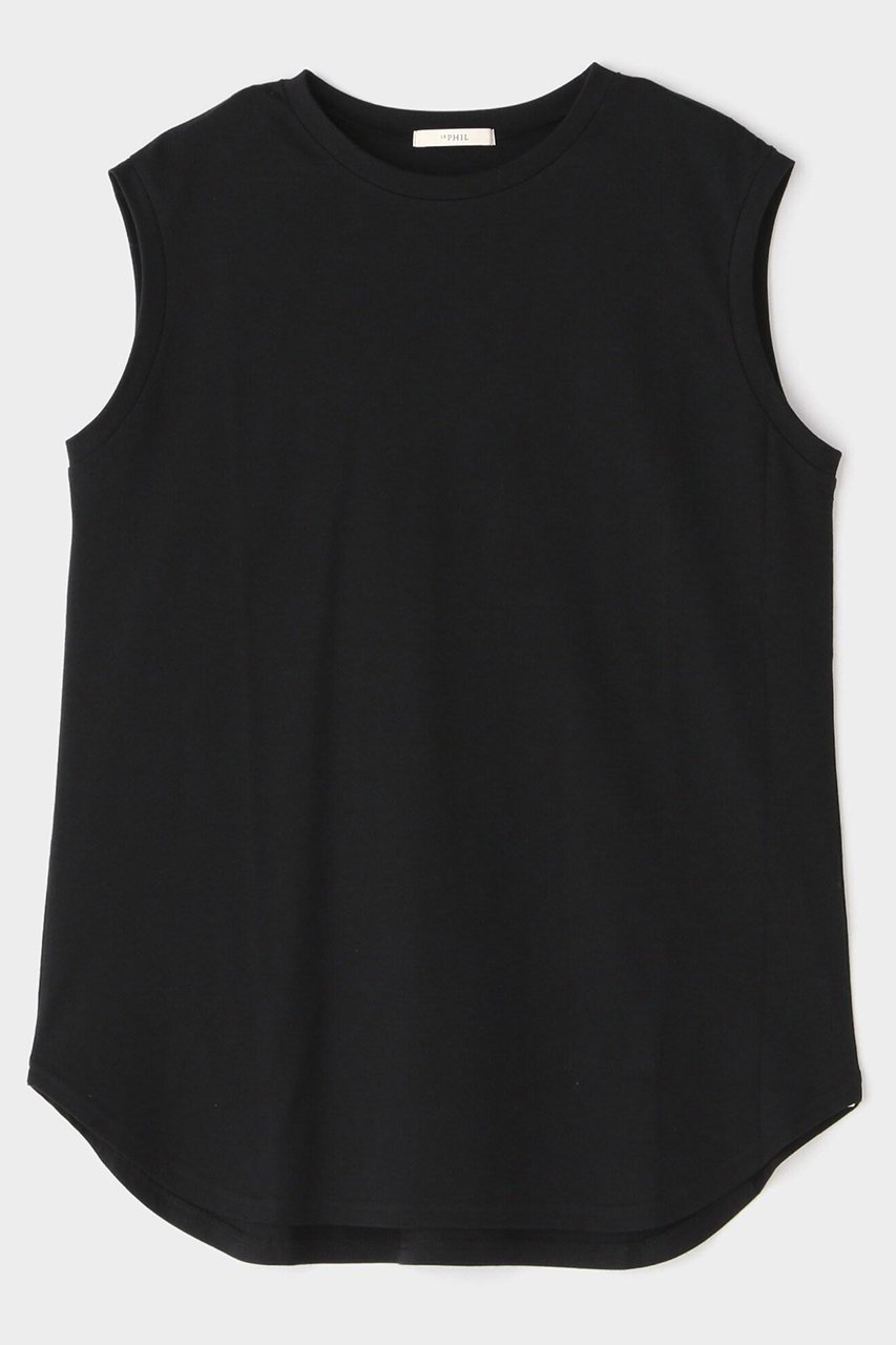 【ル フィル/LE PHIL】のコットンノースリーブカットソー 人気、トレンドファッション・服の通販 founy(ファニー) 　ファッション　Fashion　レディースファッション　Fashion for Women　トップス・カットソー　Cut & Sew Tops　キャミソール&ノースリーブ　Camisoles & Sleeveless Tops　シャツ・ブラウス・オフィスカジュアル　Elegant Blouses & Button-Ups　ロングTシャツ・Tシャツ　Longline T-Shirts & Tees　カットソー・ベーシックTシャツ　Cut-and-Sewn Tops / Stretch Tees & Basics　インナー　Innerwear　キャミソール　Camisole, Spaghetti Strap Top　シンプル　Simple, Minimal　ジャケット　Jacket, Outerwear　タンク　Tank Top, Sleeveless Top　ベーシック　Basic, Essential　再入荷　Restock / Back in Stock　other-2|ID: prp329100004816007 ipo3291000000034981351