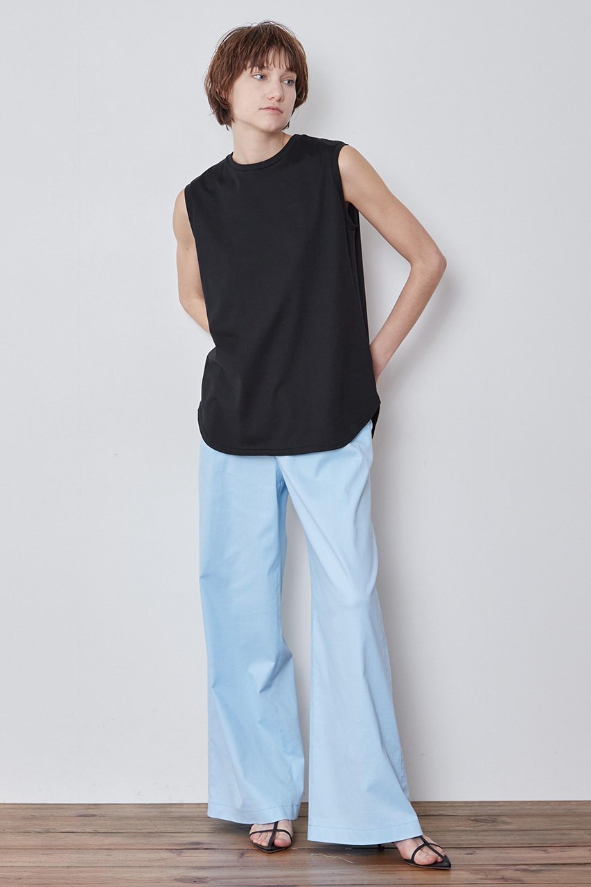 【ル フィル/LE PHIL】のコットンノースリーブカットソー 人気、トレンドファッション・服の通販 founy(ファニー) 　ファッション　Fashion　レディースファッション　Fashion for Women　トップス・カットソー　Cut & Sew Tops　キャミソール&ノースリーブ　Camisoles & Sleeveless Tops　シャツ・ブラウス・オフィスカジュアル　Elegant Blouses & Button-Ups　ロングTシャツ・Tシャツ　Longline T-Shirts & Tees　カットソー・ベーシックTシャツ　Cut-and-Sewn Tops / Stretch Tees & Basics　インナー　Innerwear　キャミソール　Camisole, Spaghetti Strap Top　シンプル　Simple, Minimal　ジャケット　Jacket, Outerwear　タンク　Tank Top, Sleeveless Top　ベーシック　Basic, Essential　再入荷　Restock / Back in Stock　other-3|ID: prp329100004816007 ipo3291000000034981352