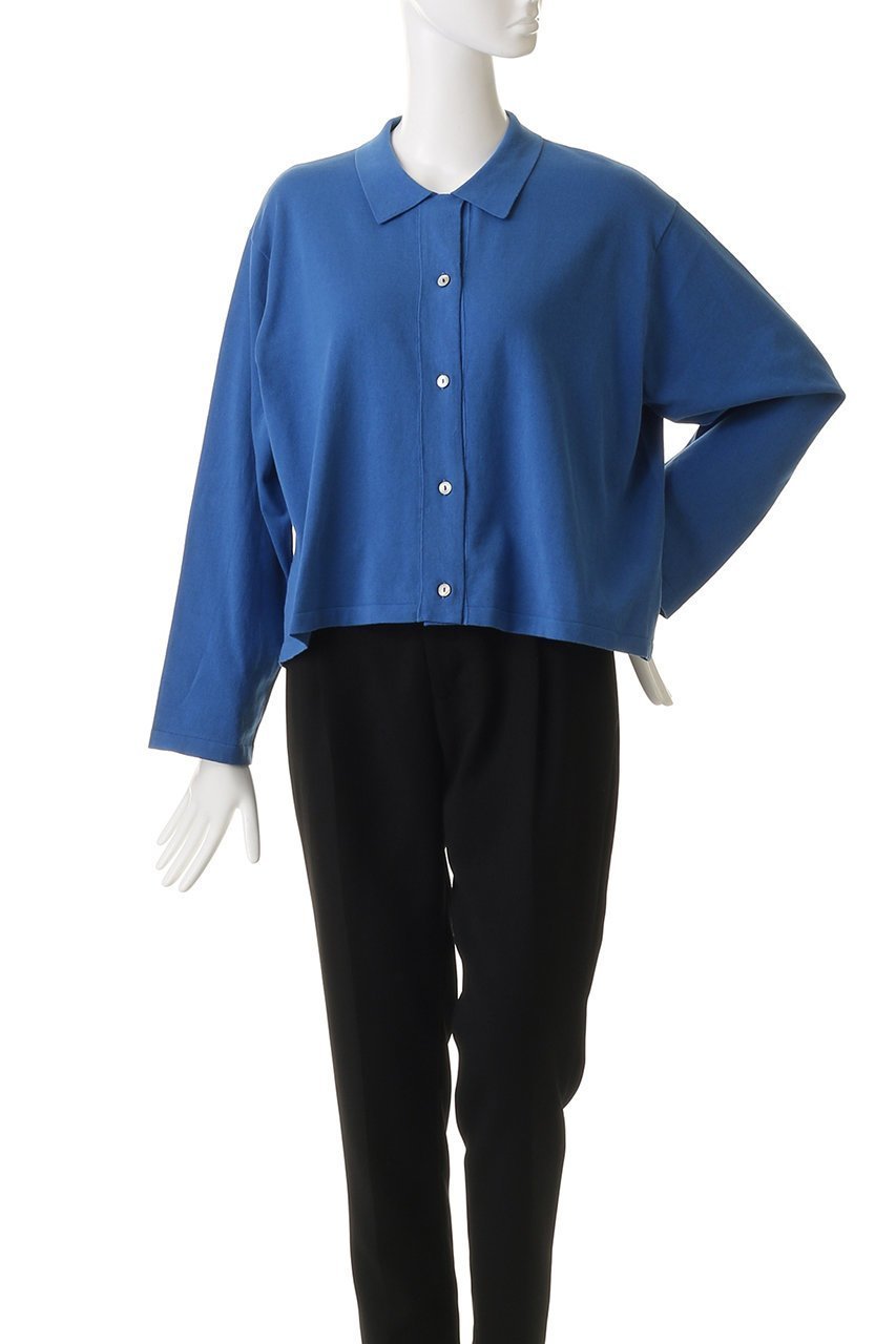 【ミディウミ/MidiUmi】のknit shirt CD カーディガン 人気、トレンドファッション・服の通販 founy(ファニー) 　ファッション　Fashion　レディースファッション　Fashion for Women　トップス・カットソー　Cut & Sew Tops　ニット　Knit Tops & Sweaters　カーディガン・羽織り　Layered Style Cardigans　シャツ・ブラウス・オフィスカジュアル　Elegant Blouses & Button-Ups　ロングTシャツ・Tシャツ　Longline T-Shirts & Tees　2026年　2026　カーディガン　Cardigan, Knitwear　シルク　Silk, 100% Silk　シルケット　Silket, Silky Cotton　エレガント 上品　Elegant　夏　Summer　春　Spring　S/S・春夏　SS, Spring/Summer, Warm Season　other-2|ID: prp329100004816908 ipo3291000000034988397