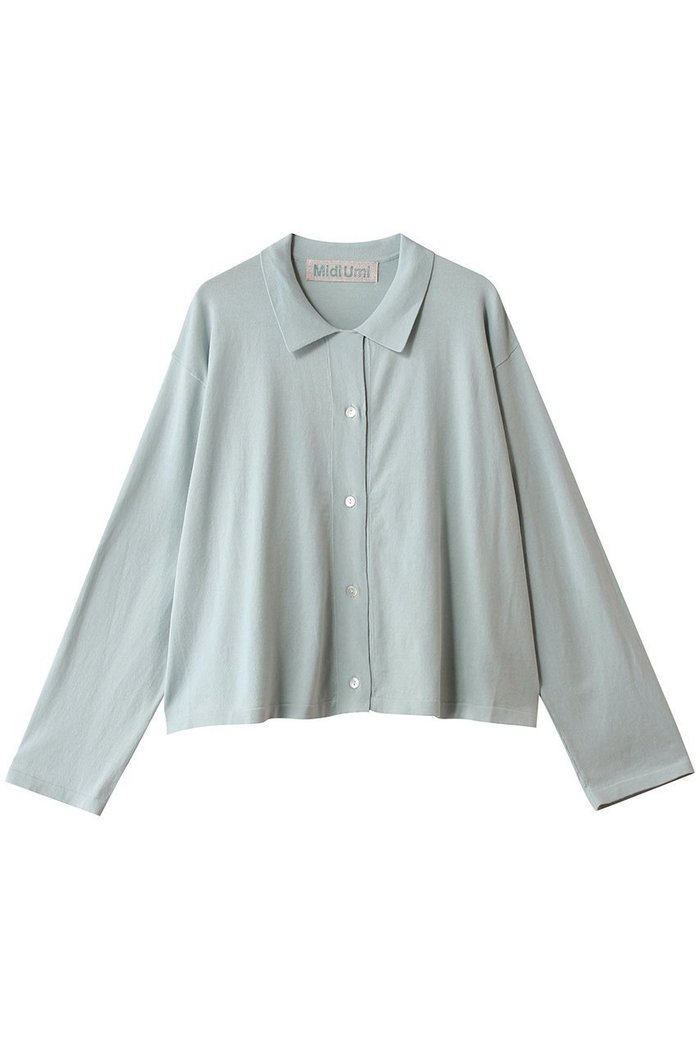 【ミディウミ/MidiUmi】のknit shirt CD カーディガン インテリア・キッズ・メンズ・レディースファッション・服の通販 founy(ファニー) https://founy.com/ ファッション Fashion レディースファッション Fashion for Women トップス・カットソー Cut & Sew Tops ニット Knit Tops & Sweaters カーディガン・羽織り Layered Style Cardigans シャツ・ブラウス・オフィスカジュアル Elegant Blouses & Button-Ups ロングTシャツ・Tシャツ Longline T-Shirts & Tees カーディガン Cardigan, Knitwear シルク Silk, 100% Silk シルケット Silket, Silky Cotton エレガント 上品 Elegant |ID: prp329100004816908 ipo3291000000036865666