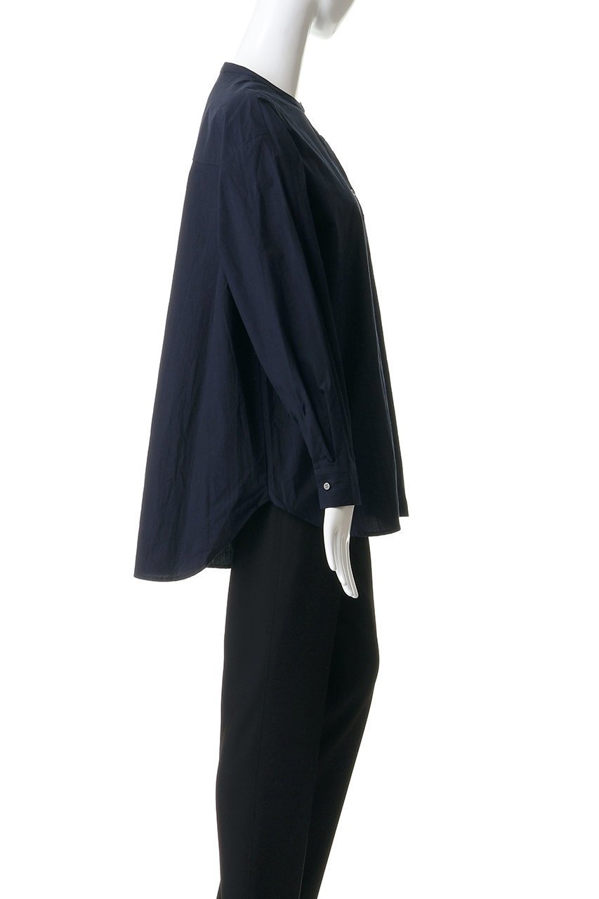 【ミディウミ/MidiUmi】のstand collar big shirt シャツ 人気、トレンドファッション・服の通販 founy(ファニー) 　ファッション　Fashion　レディースファッション　Fashion for Women　トップス・カットソー　Cut & Sew Tops　シャツ・ブラウス・オフィスカジュアル　Elegant Blouses & Button-Ups　2026年　2026　スタンド　Stand Collar, Upright Stand　スラックス　Slacks, Dress Pants　スリーブ　Sleeve, Long Sleeve / Short Sleeve　デニム　Denim, Jeans Material　ビッグ　Big, Oversized　ポケット　Pocket, Pocket Detail　ロング　Long, Long-Length　夏　Summer　春　Spring　S/S・春夏　SS, Spring/Summer, Warm Season　other-3|ID: prp329100004816913 ipo3291000000034988437