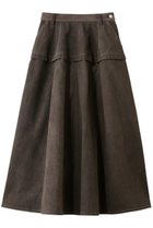 【ブラミンク/BLAMINK】のコットンゴアードスカート 人気、トレンドファッション・服の通販 founy(ファニー) ファッション Fashion レディースファッション Fashion for Women スカート Skirts 2026年 2026 フレア Flare, Flared マキシ Maxi, Full Length 夏 Summer 春 Spring S/S・春夏 SS, Spring/Summer, Warm Season thumbnail ダークブラウン|ID: prp329100004816915 ipo3291000000035783233