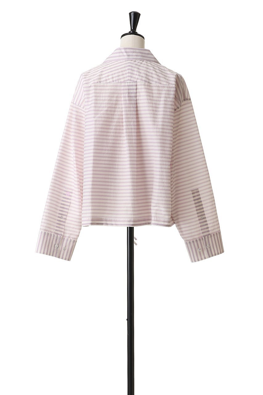 【ブラミンク/BLAMINK】のボーダーロングスリーブシャツ 人気、トレンドファッション・服の通販 founy(ファニー) 　ファッション　Fashion　レディースファッション　Fashion for Women　トップス・カットソー　Cut & Sew Tops　シャツ・ブラウス・オフィスカジュアル　Elegant Blouses & Button-Ups　2026年　2026　スリーブ　Sleeve, Long Sleeve / Short Sleeve　ボーダー　Border, Stripe　ロング　Long, Long-Length　ワイド　Wide, Wide Fit　夏　Summer　春　Spring　S/S・春夏　SS, Spring/Summer, Warm Season　羽織　Haori, Light Jacket　other-4|ID: prp329100004816916 ipo3291000000034988457