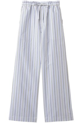 【ブラミンク/BLAMINK】のストライプドロストパンツ 人気、トレンドファッション・服の通販 founy(ファニー) ファッション Fashion レディースファッション Fashion for Women パンツ Pants & Trousers 2026年 2026 クロップド Cropped, Short Length ストライプ Stripe, Striped Pattern リラックス Relax, Relaxed Fit ワイド Wide, Wide Fit エレガント 上品 Elegant 夏 Summer 春 Spring S/S・春夏 SS, Spring/Summer, Warm Season |ID:prp329100004816917