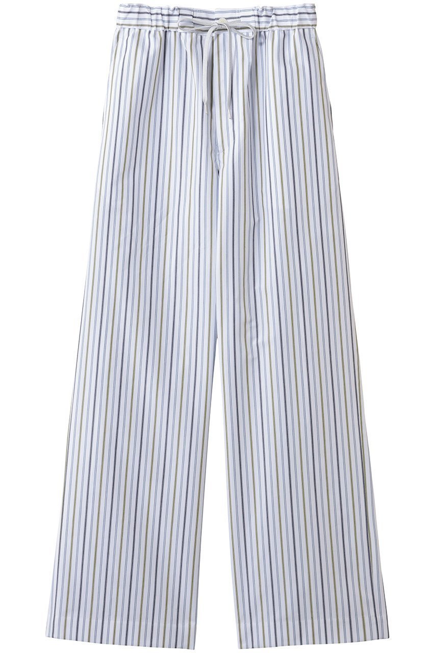 【ブラミンク/BLAMINK】のストライプドロストパンツ インテリア・キッズ・メンズ・レディースファッション・服の通販 founy(ファニー) ファッション Fashion レディースファッション Fashion for Women パンツ Pants & Trousers 2026年 2026 クロップド Cropped, Short Length ストライプ Stripe, Striped Pattern リラックス Relax, Relaxed Fit ワイド Wide, Wide Fit エレガント 上品 Elegant 夏 Summer 春 Spring S/S・春夏 SS, Spring/Summer, Warm Season ホワイト|ID: prp329100004816917 ipo3291000000035924421