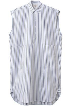 【ブラミンク/BLAMINK】 ストライプノースリーブシャツワンピース人気、トレンドファッション・服の通販 founy(ファニー) ファッション Fashion レディースファッション Fashion for Women ワンピース Dresses シャツワンピース / 1枚で着映えコーデ Shirt Dresses チュニック Tunic Tops & Dresses 2026年 2026 ストライプ Stripe, Striped Pattern チュニック Tunic, Long Top ラグジュアリー Luxury, Elegant リラックス Relax, Relaxed Fit ワイド Wide, Wide Fit エレガント 上品 Elegant 夏 Summer 春 Spring S/S・春夏 SS, Spring/Summer, Warm Season |ID:prp329100004816918