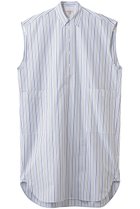 【ブラミンク/BLAMINK】のストライプノースリーブシャツワンピース 人気、トレンドファッション・服の通販 founy(ファニー) ファッション Fashion レディースファッション Fashion for Women ワンピース Dresses シャツワンピース / 1枚で着映えコーデ Shirt Dresses チュニック Tunic Tops & Dresses 2026年 2026 ストライプ Stripe, Striped Pattern チュニック Tunic, Long Top ラグジュアリー Luxury, Elegant リラックス Relax, Relaxed Fit ワイド Wide, Wide Fit エレガント 上品 Elegant 夏 Summer 春 Spring S/S・春夏 SS, Spring/Summer, Warm Season thumbnail ホワイト|ID: prp329100004816918 ipo3291000000034988468