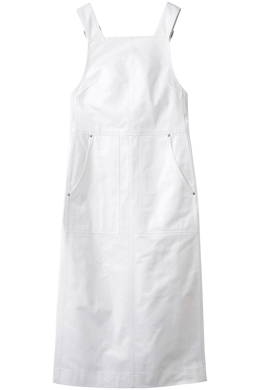 【ブラミンク/BLAMINK】のサロペットワンピース インテリア・キッズ・メンズ・レディースファッション・服の通販 founy(ファニー) 　ファッション　Fashion　レディースファッション　Fashion for Women　ワンピース　Dresses　チュニック　Tunic Tops & Dresses　サロペット&オールインワン　Dungarees & Jumpsuit Styles　2026年　2026　チュニック　Tunic, Long Top　ワーク　Workwear, Utility Style　エレガント 上品　Elegant　夏　Summer　春　Spring　S/S・春夏　SS, Spring/Summer, Warm Season　ホワイト|ID: prp329100004816919 ipo3291000000034988475