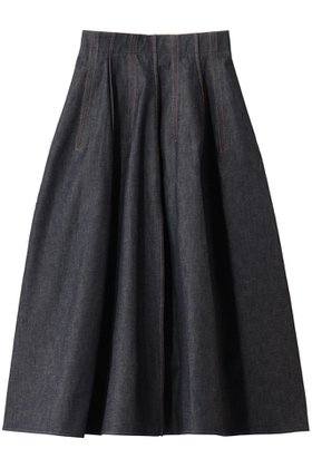 【ブラミンク/BLAMINK】のデニムゴアードスカート 人気、トレンドファッション・服の通販 founy(ファニー) ファッション Fashion レディースファッション Fashion for Women スカート Skirts 2026年 2026 カットソー Cut and Sewn Top デニム Denim, Jeans Material フレア Flare, Flared ロング Long, Long-Length 夏 Summer 春 Spring S/S・春夏 SS, Spring/Summer, Warm Season |ID:prp329100004816923