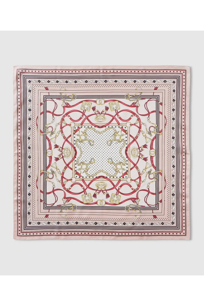 【アナイ/ANAYI】のベルトモチーフプリントスカーフ インテリア・キッズ・メンズ・レディースファッション・服の通販 founy(ファニー) https://founy.com/ ファッション Fashion レディースファッション Fashion for Women ストール Soft & Warm Scarves ベルト&ウエストマーク Belts & Waist Accessories マフラー・スヌード / 冬小物の定番 Scarves & Mufflers 2026年 2026 アクセサリー Fashion Accessories スカーフ Scarf, Neckwear ストール Stole, Wrap チェーン Chain, Chain Strap プリント Print, Printed Pattern マフラー Scarf, Muffler モチーフ Motif, Design Theme エレガント 上品 Elegant 夏 Summer 春 Spring S/S・春夏 SS, Spring/Summer, Warm Season |ID: prp329100004816926 ipo3291000000034988526