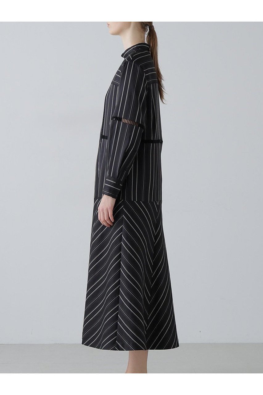 【アドーア/ADORE】のマルチストライプジャガードワンピース 人気、トレンドファッション・服の通販 founy(ファニー) 　ファッション　Fashion　レディースファッション　Fashion for Women　ワンピース　Dresses　チュニック　Tunic Tops & Dresses　ジャカード／ジャガード　Jacquard, Woven Pattern　ストライプ　Stripe, Striped Pattern　チュニック　Tunic, Long Top　ボーダー　Border, Stripe　レース　Lace, Lace Fabric　ロング　Long, Long-Length　エレガント 上品　Elegant　other-4|ID: prp329100004816933 ipo3291000000034988566